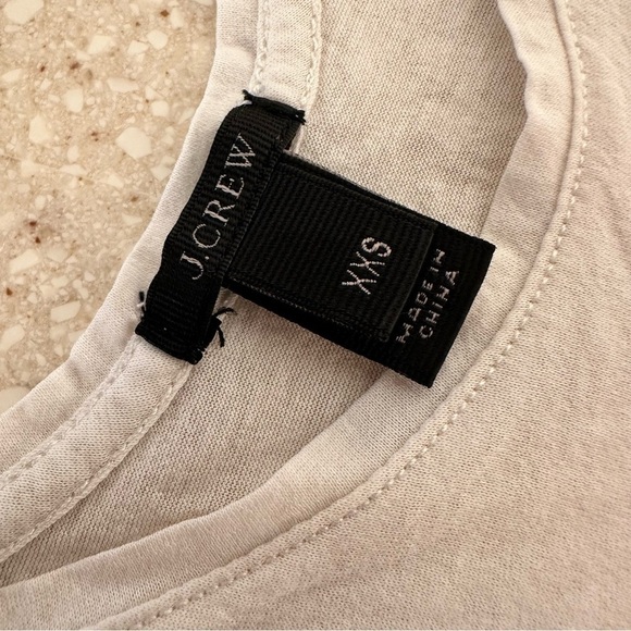 3x25* J. Crew Embellished Beaded Silk Hem Tank Top Off White (flaws) - Picture 3 of 16